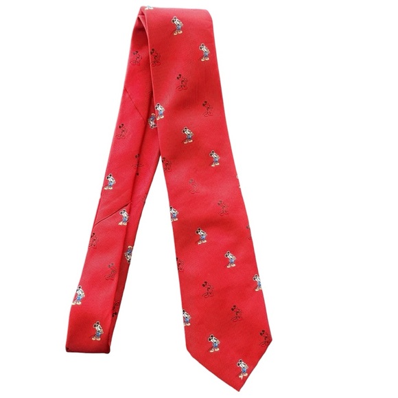 2/$25 Disney Micky Mouse 100% Silk Tie - Picture 1 of 3